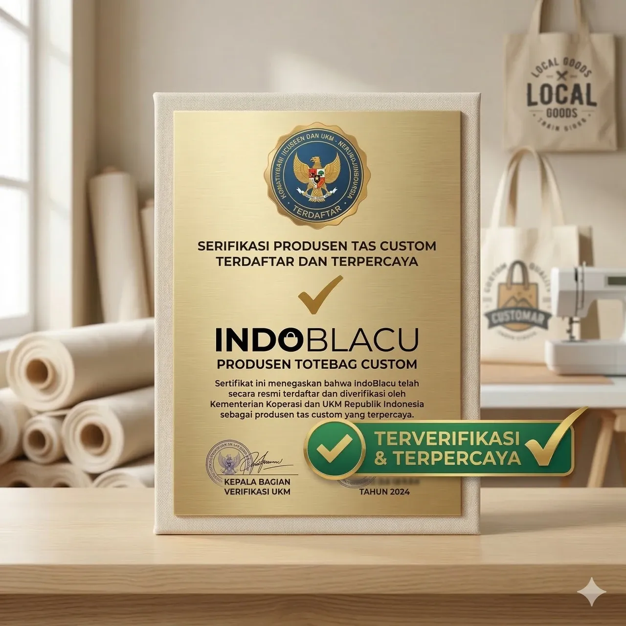 Terdaftar dan Terpercaya